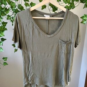 Olive Green Women's Top
